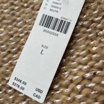 Maeve  Tan Sequin Knit Cardigan Sweater Button Front Long Sleeve Size L new Photo 4