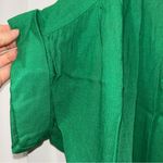 First Love  Green Button Front Top Women’s Small Photo 1