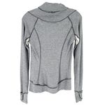 Lululemon Gray and White Zip Neck Sweater Size 4 Photo 2