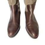 Louise et Cie Womens Sz 10 Yvon Casual Burnt Oak Brown Suede Leather Zipper Boot Photo 3