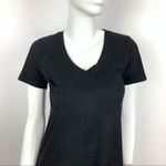 Altar'd State Altar’d State Black V Neck T Shirt Dress Short Sleeve Casual Soft Stretch Small Photo 1