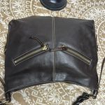 Dooney & Bourke Brown Leather Hobo Bag with Slouchy Design Photo 7