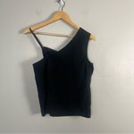 J.Crew  Black asymmetrical bow top size small Photo 6