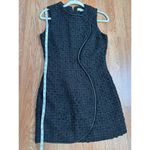Amanda Uprichard  Tweed Black Mini Dress size Small Photo 5