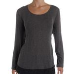 Style & Co Grey Long Sleeve Sweater Thin Large Photo 1