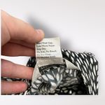 Misook ‎ Vintage Y2K Black White Spotted Shiny Zip Closure Jacket Size S Photo 7