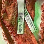 Victoria's Secret  Floral Lace Bralette Women Size‎ S Rust Orange Loungewear Photo 11