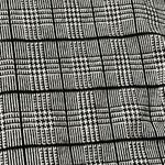 ZARA Basic Plaid and Herringbone Skinny Dress Pants Black White Size Medium Photo 2