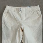 American Eagle NWT  Stretch Cream Curvy High Rise Kick Boot Corduroy Pants Sz 20 Photo 2