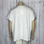 L.A. Blues NWT Size 4X White - Butterfly Graphic Print Knit Top Shirt Photo 2