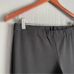 Eileen Fisher Women's M Gray Textured Knit Ankle Pants Stretch Zip Slim Photo 2