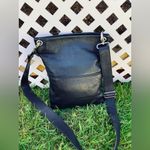 Genuine leather crossbody/ messenger bag 🌹 Black Photo 1