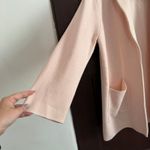 J.Crew | Sophie Pastel Pink Cotton Merino Blend Sweater Blazer | Medium Photo 6