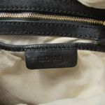 Michael Kors Vintage Black Signature Logo Coated Leather Hobo Shoulder Bag W/COA Photo 9