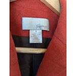 Burnt Orange Sequin Sleeve Women's Blazer Western Size 8 NWOT Photo 2