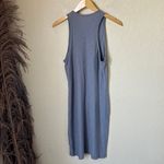 James Perse  grey cotton blend midi tank dress Photo 6