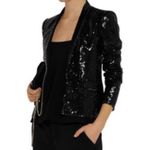 Maje  Eyeliner Sequined Blazer size 36/Small Photo 1