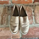 Vince Warren Tan Satin Platform Slip On Sneakers, 6 Photo 4