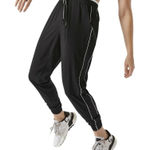 Athleta  Colorblocked Brooklyn Jogger Pants Black White‎ 2 Photo 0