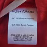 For Love & Lemons  Lena Maxi Skirt in Red Size‎ XL Photo 5