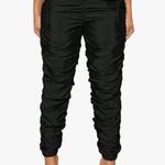 Verdusa Women's Tie Side High Waist Cargo Pants Cropped Sweatpants Jogger Black Photo 0