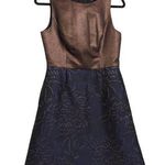 Hutch  Womens Lina Dress Black Metallic Sleeveless Party Cocktail Anthropologie 6 Photo 0