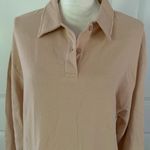 ZARA Oversized Sweatshirt Blush Pink Midi Dress Photo 5