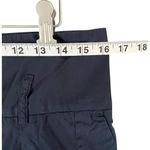 United Colors Of Benetton Stile Benetton Pants Women US 10 Blue Cotton High Waist Pleated Trousers Classic Photo 5