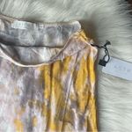 ASTR Watercolor Skirt NWT Tie Dye Nava Gold Photo 1