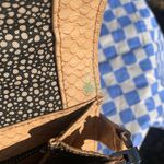 Loeffler Randall  Embossed Python Rider Tan Beige Leather Purse Photo 8