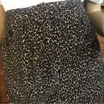 Talbots BROWN & BLACK ANIMAL PRINT CORDUROY SKIRT (12P) Photo 12