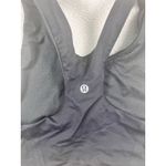 Lululemon  Sports Bra Women's Size 4 black Strappy Gorpcore Workout Gym Running Photo 1