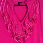 Heart soul  Fuchsia Ruffled Blouse Photo 4