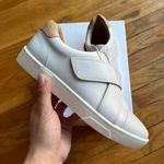 Calvin Klein issie Cow Silk Genuine Leather Slip-on Sneakers in Platinum White Photo 7