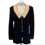 St. John EVENING Santana Knit Triple Style Rhinestone Button Cardigan Size 12 Photo 3