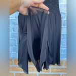 Fuzzi Jean Paul guiltier Black Lace Tulle Mesh Fit Flare Stretch dress small Photo 4