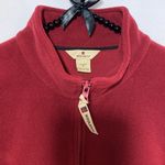 Woolrich  womens fleece burgundy vest size XL Photo 1