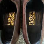 Salvatore Ferragamo Suede Block Heels Photo 10