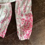 Emily Wonder Long Sleeve Floral Pink and White Romper with Self Photo 6