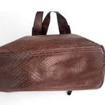 Cole Haan Bethany Snakeskin Leather Purse Shoulder Medium Sized Top Bag Photo 3