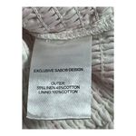 Sabo Skirt Smocked Ruffle Skirt Rainbow Print Pink White Boho Size Medium Photo 6