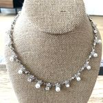 Charming Charlie Pearl Rhinestone Necklace Photo 1