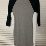 Bozzolo SM Grey thermal 3/4 jersey knit dress Photo 2