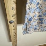 POL everyday edge pants Blue Floral Corduroy Wide Leg Distressed Elastic Waist S Photo 7