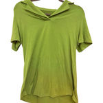 Source Unknown Chartreuse Green Soft Knit Polo Shirt Minimalist Casual Modern Elevated Basic M Photo 0