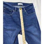 Loft  Curvy Skinny Jeans Size 27 Mid Rise Dark Wash Stretch Denim Photo 4