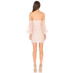 Keepsake the Label Call Me Off Shoulder Mini Dress Light Pink Size Medium Photo 2