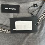 The Kooples Burnout Beaded Long sleeve shirt - Gray “ size 3 Us M defects” Photo 1
