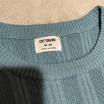 Cotton On Blue Knit Cropped Top Photo 1