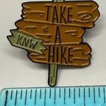 Take a Hike Wood Stick Multicolor Enamel Pin Multiple Photo 0